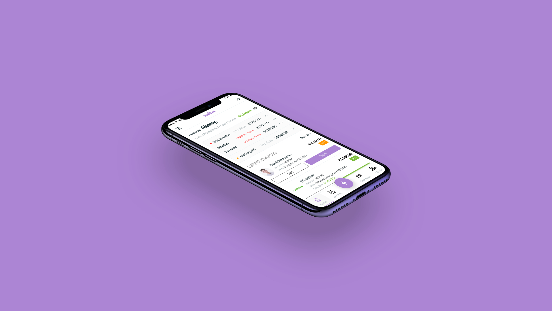 Kalina Invoice Mobile App
